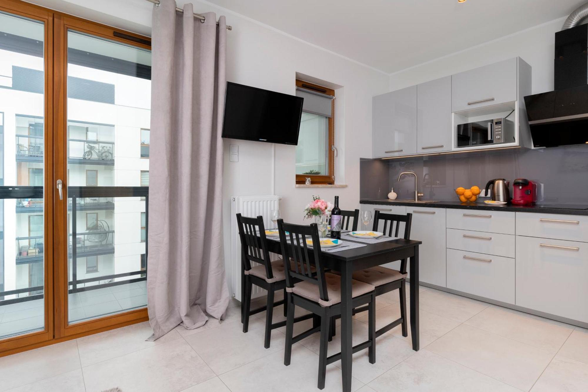 Apartament Z Widokiem Na Morze Obok Parku Millenium W Gdansku By Noclegi Renters מראה חיצוני תמונה